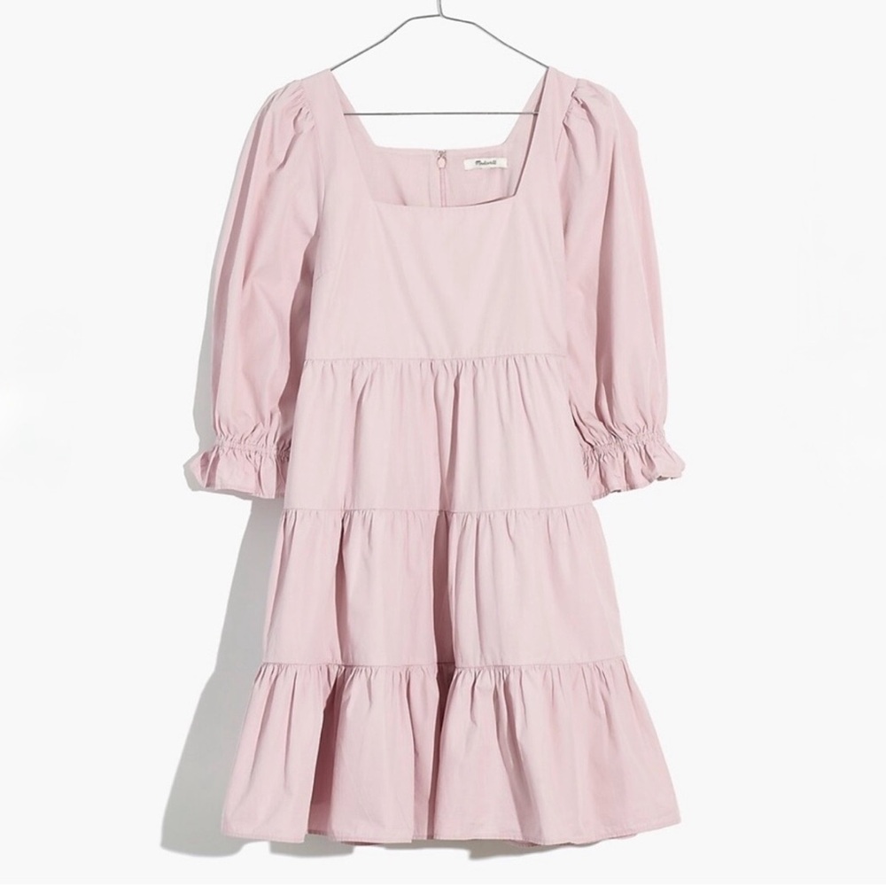 Madewell Poplin Lizzie Babydoll Cotton Dress